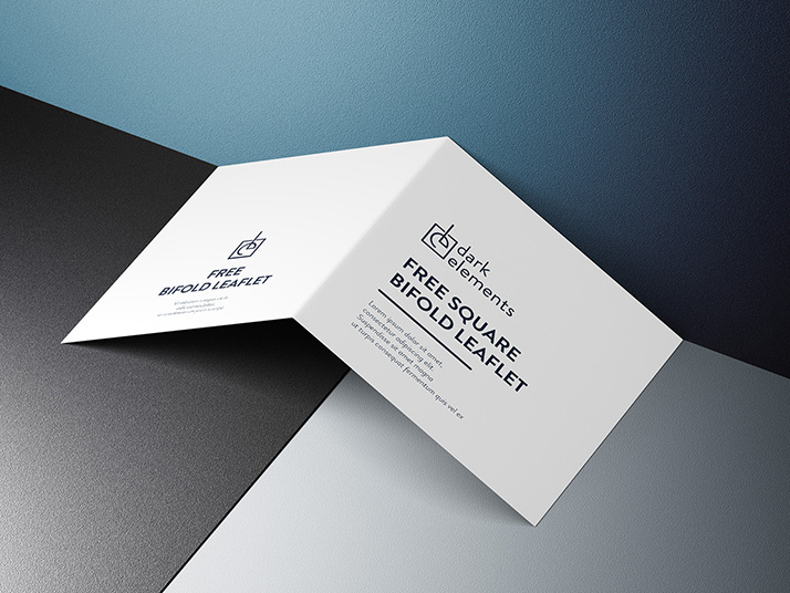 Dark Elements Brochure Mockup Free Download