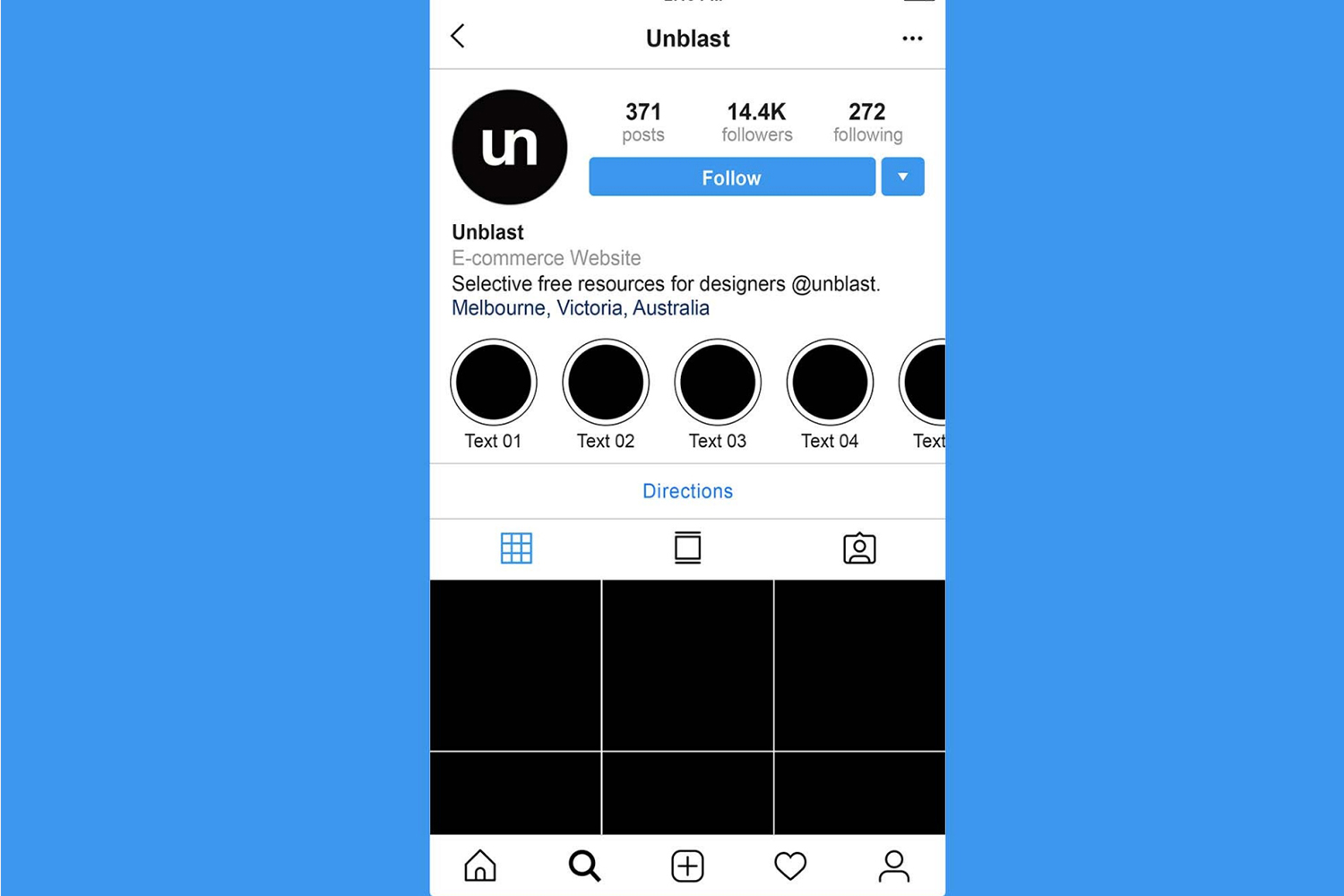 Instagram Profile Page Mockup Free Download
