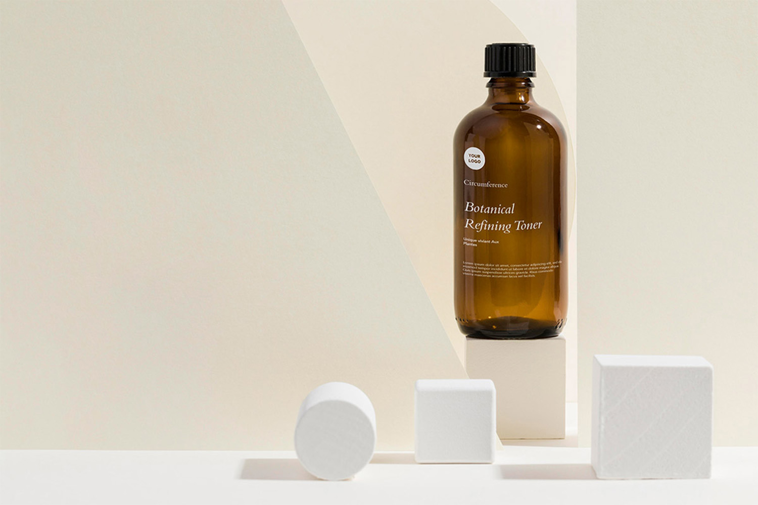Skin Care Bottle Mockup Free Download